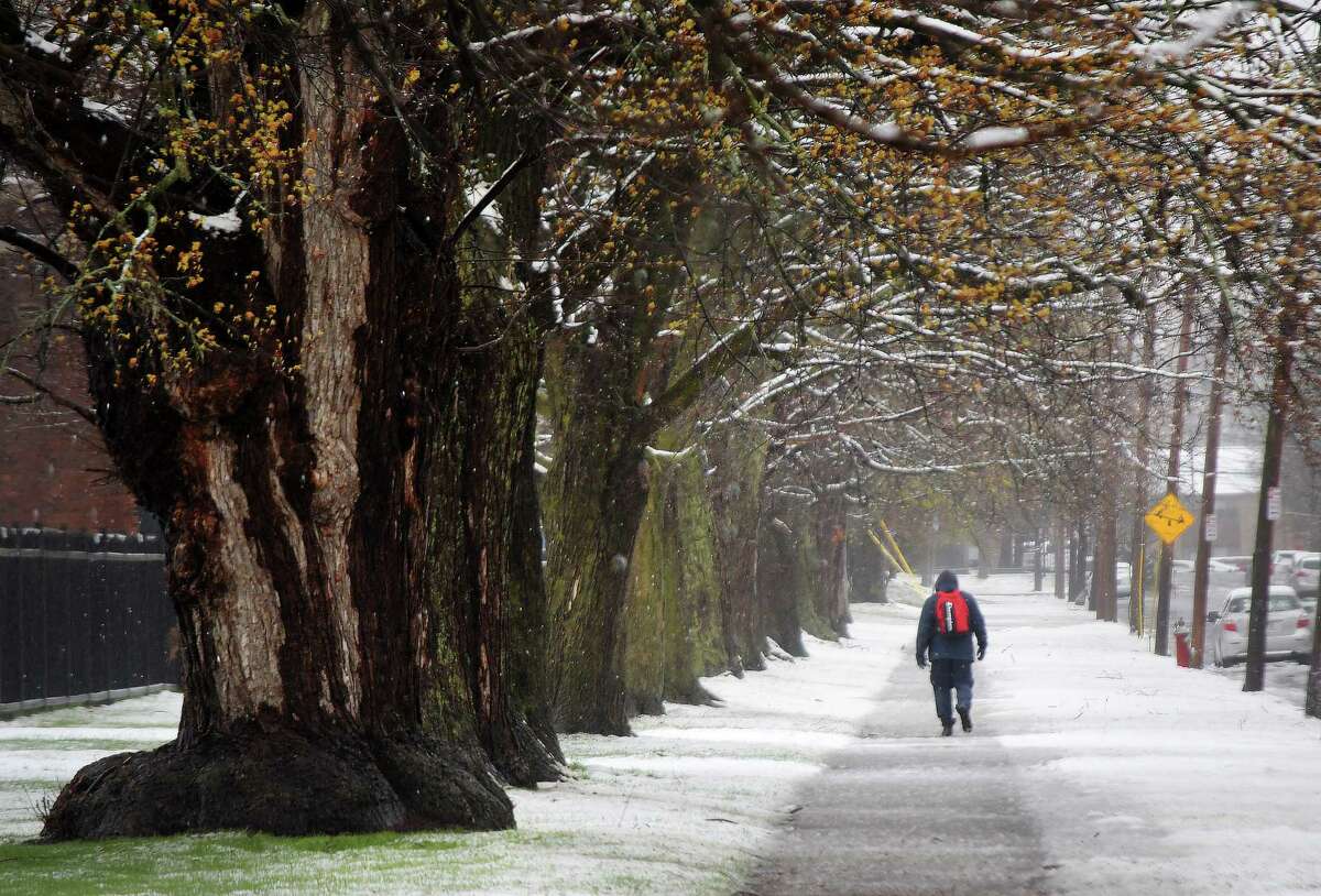 Heavy snow has left thousands without power in New England and New York 