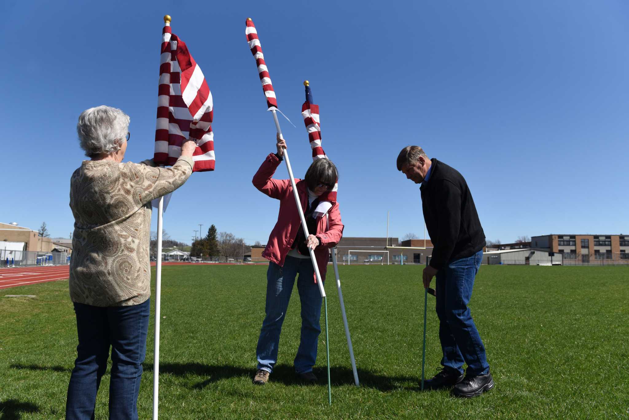 They want to display 1,000 flags in Schaghticoke to honor veterans. You can help build the Field of Honor. - Vimarsana News