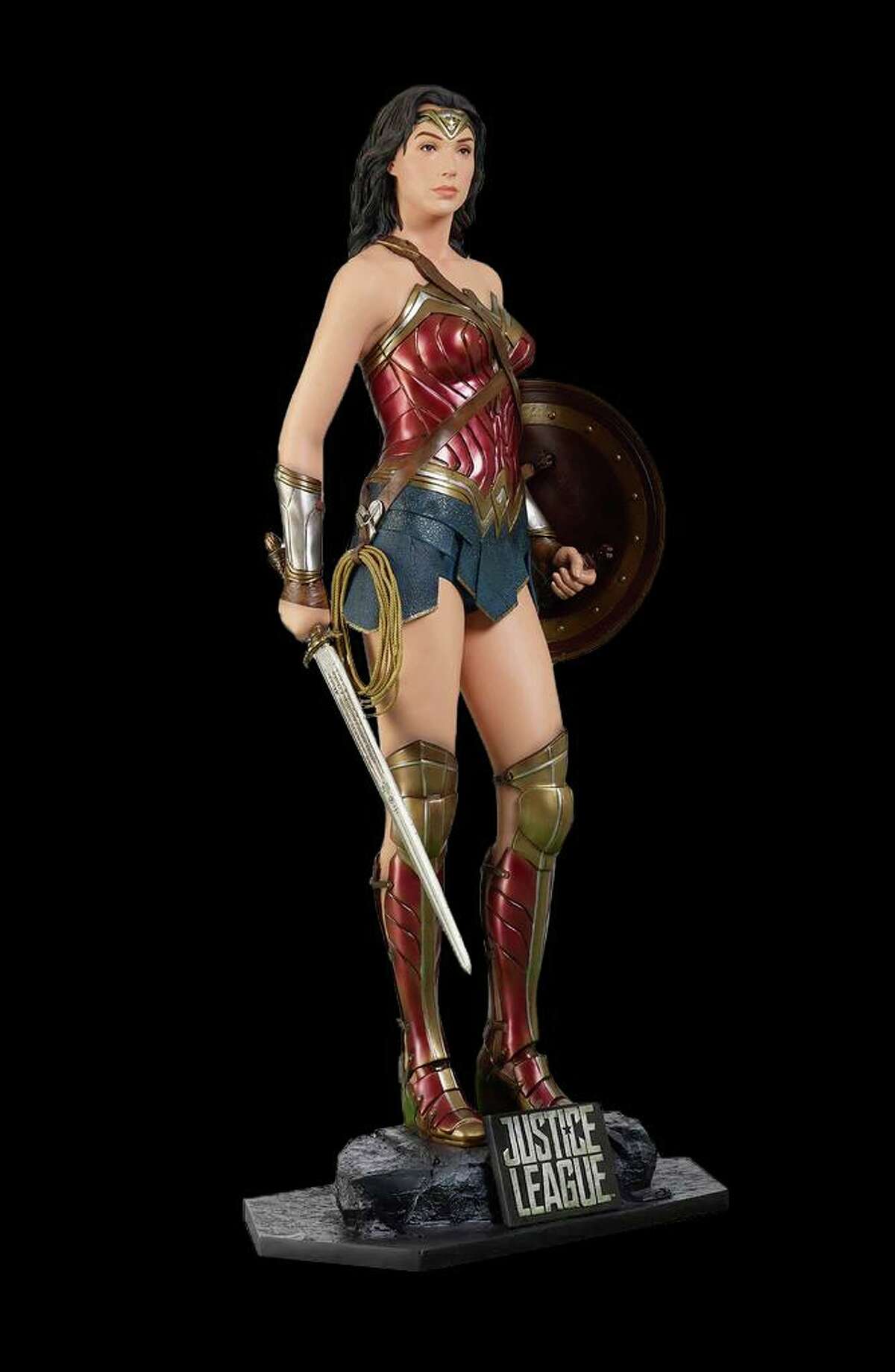 A statue of Wonder Woman will be part of the exhibit 