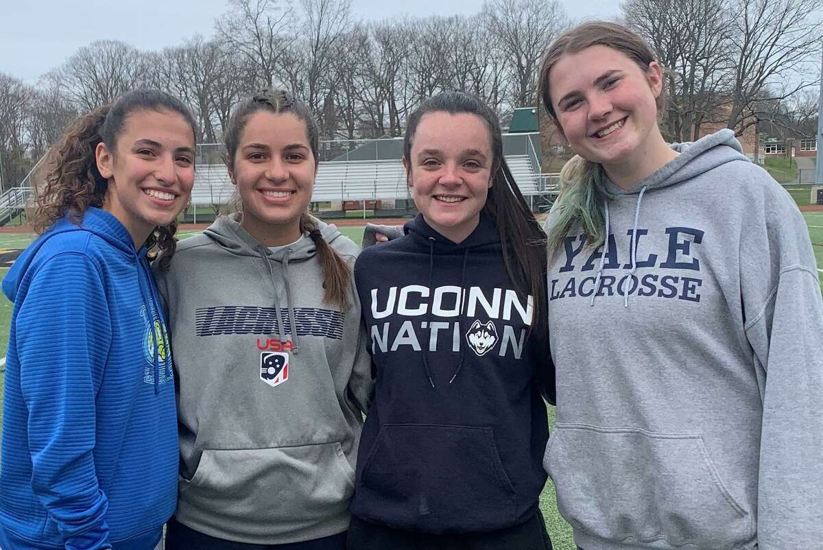 Law's Maya Rosado, Lindsay Konlian, Hailey Boyle and Avery Flechtner are girls lacrosse captains.