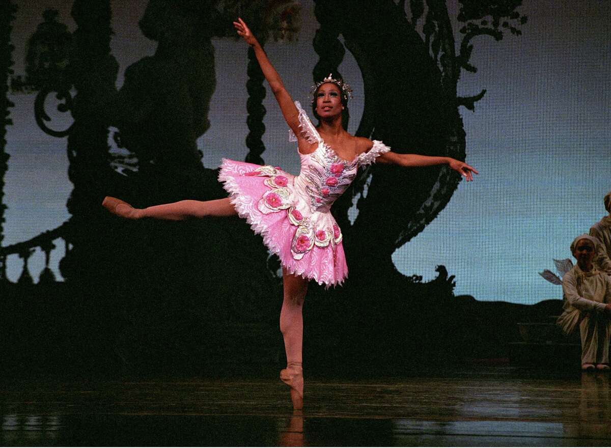 Former Houston Ballet principal dancer Lauren Anderson performs as the Sugar Plum Fairy in Ben Stevenson’s “The Nutcracker” in 2005.