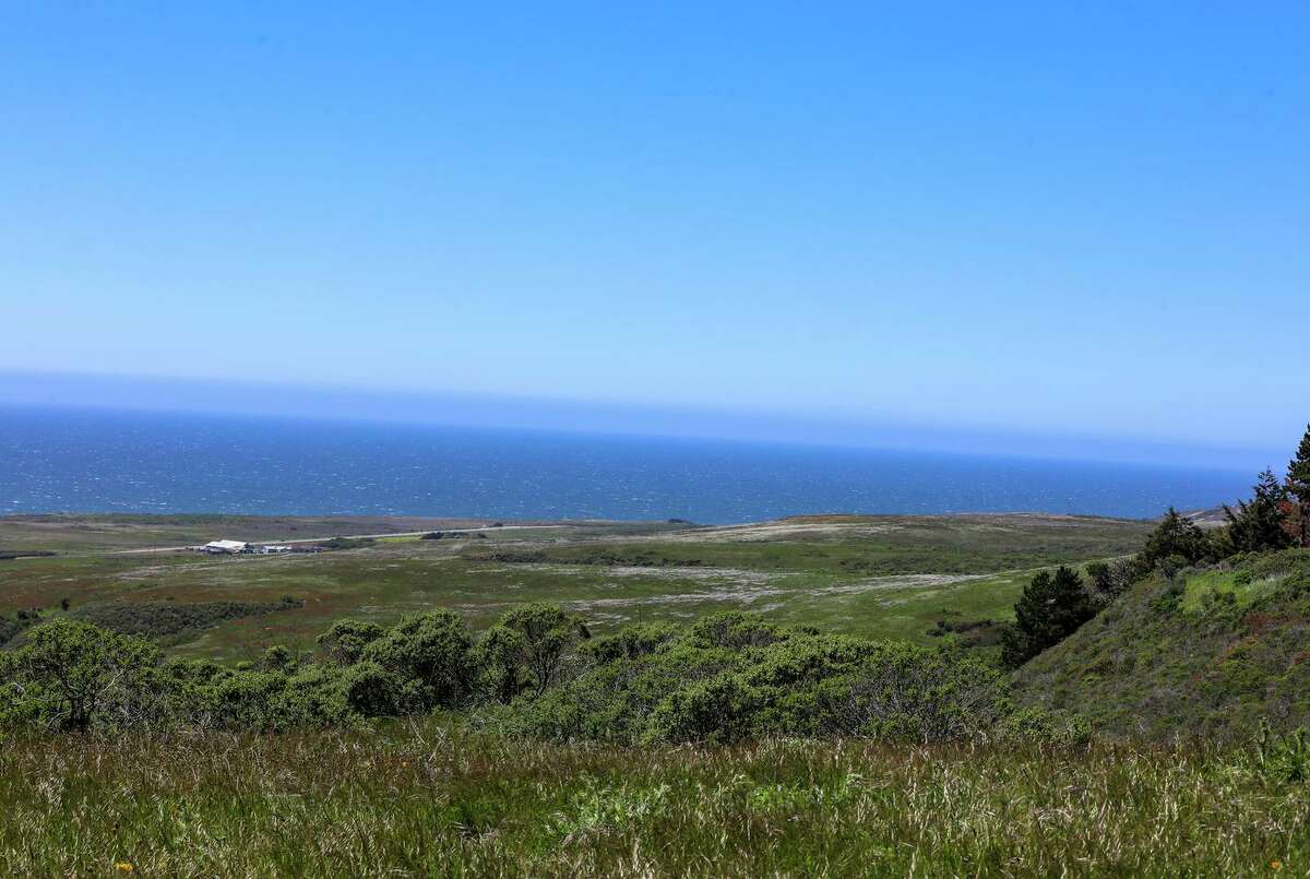 Another marine heat wave is forming in the Pacific Ocean, seen here from the Santa Cruz Mountains, and could reach near the California coast by fall.