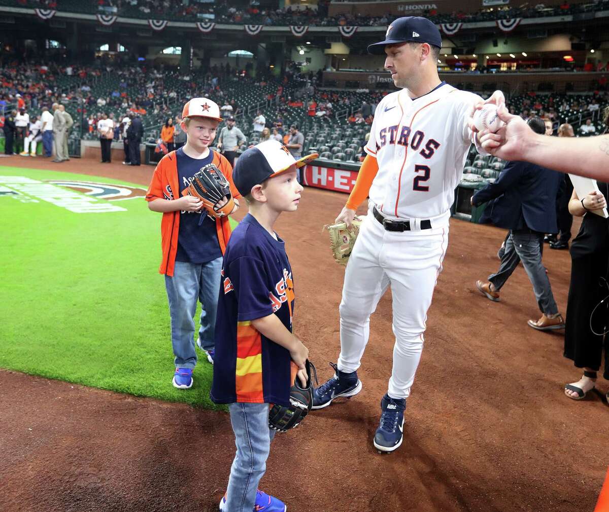 Houston Astros MLB Autism Awareness Hand Design Personalized