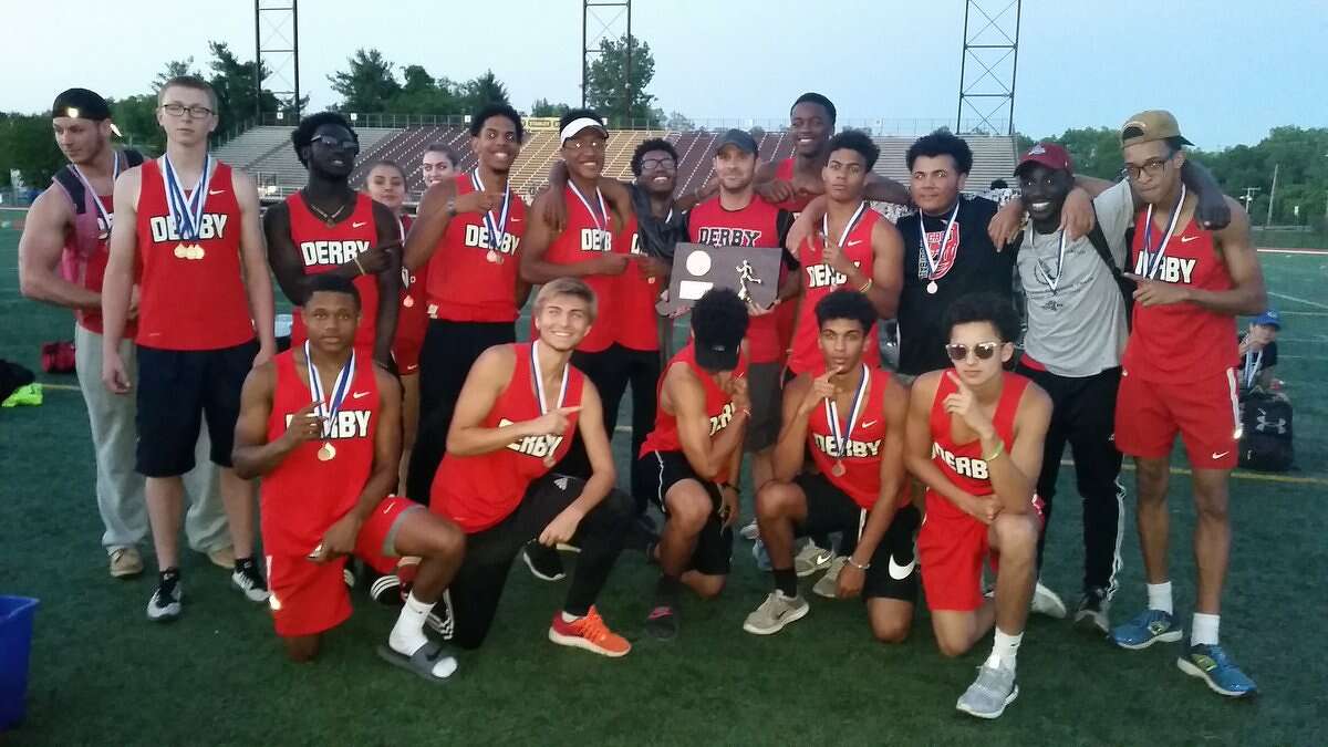 Derby’s boys track and field team won its first state title since 1976. (