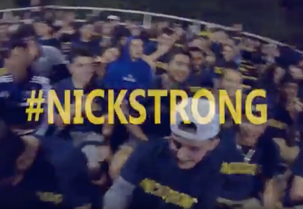 East Haven student section rallies support for injured classmate