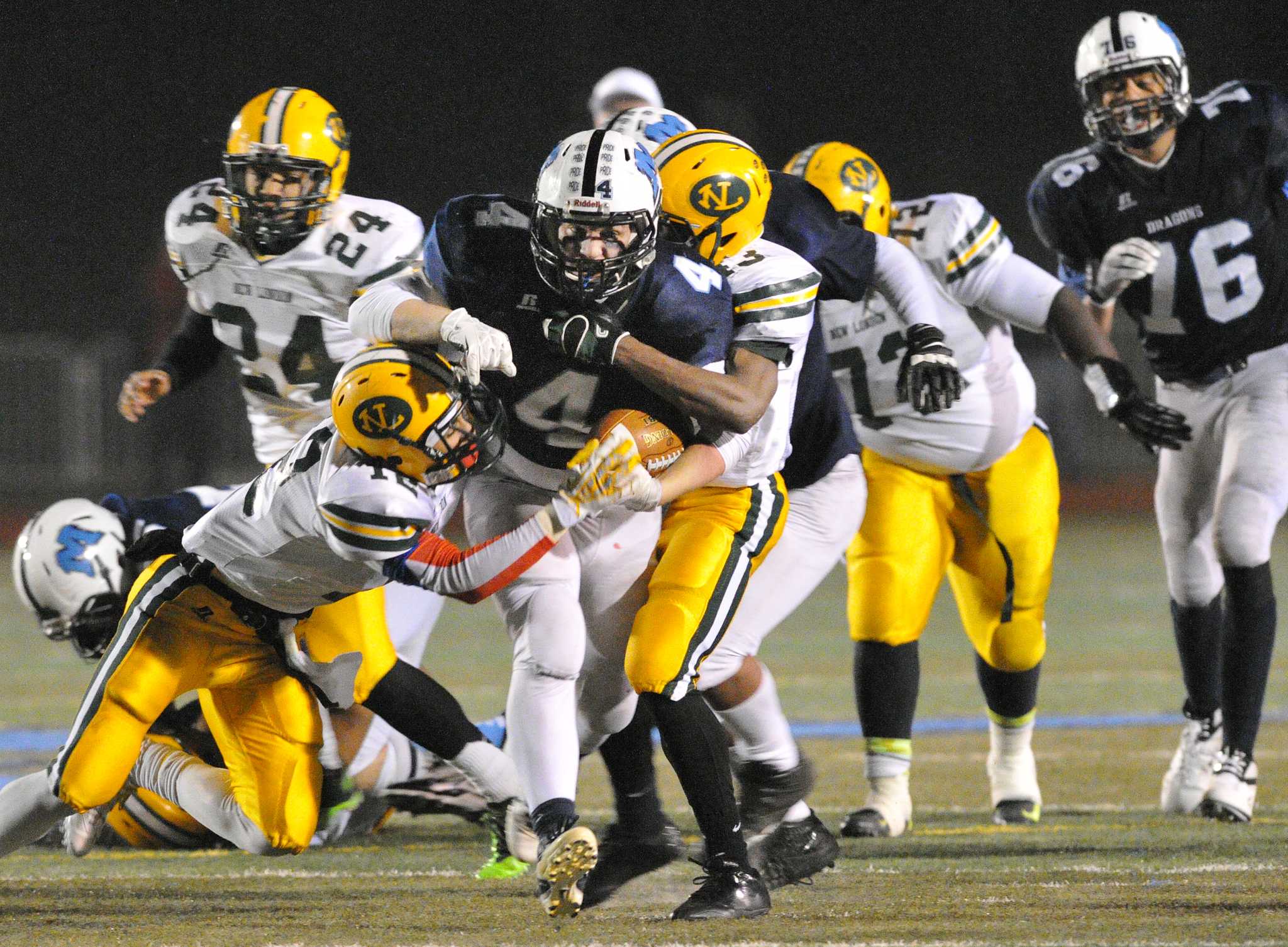 Class L Middletown football exacts revenge against New London