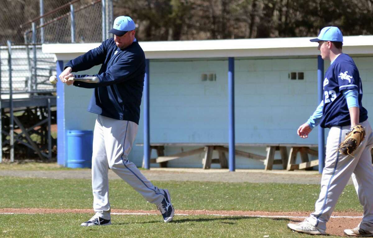 Ansonia baseball Pat Lynch took over the program after Mike Vacca retired after five decades with the program. Lynch played for Vacca and has been back with the program in different capacities ever since then.