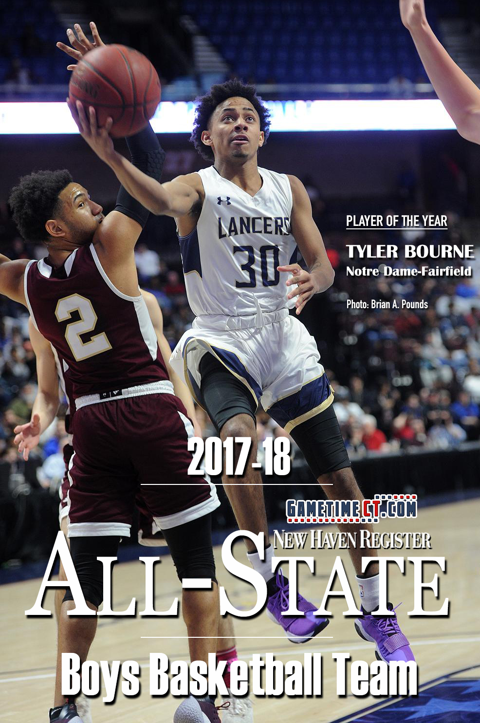 The 201718 GameTimeCT / New Haven Register AllState Boys Basketball Team