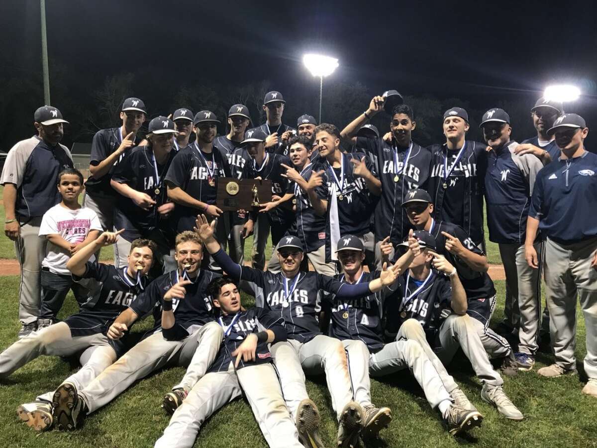 Wethersfield celebrates its first state baseball championship (Photo Pete Paguaga / Hearst Connecticut Media)