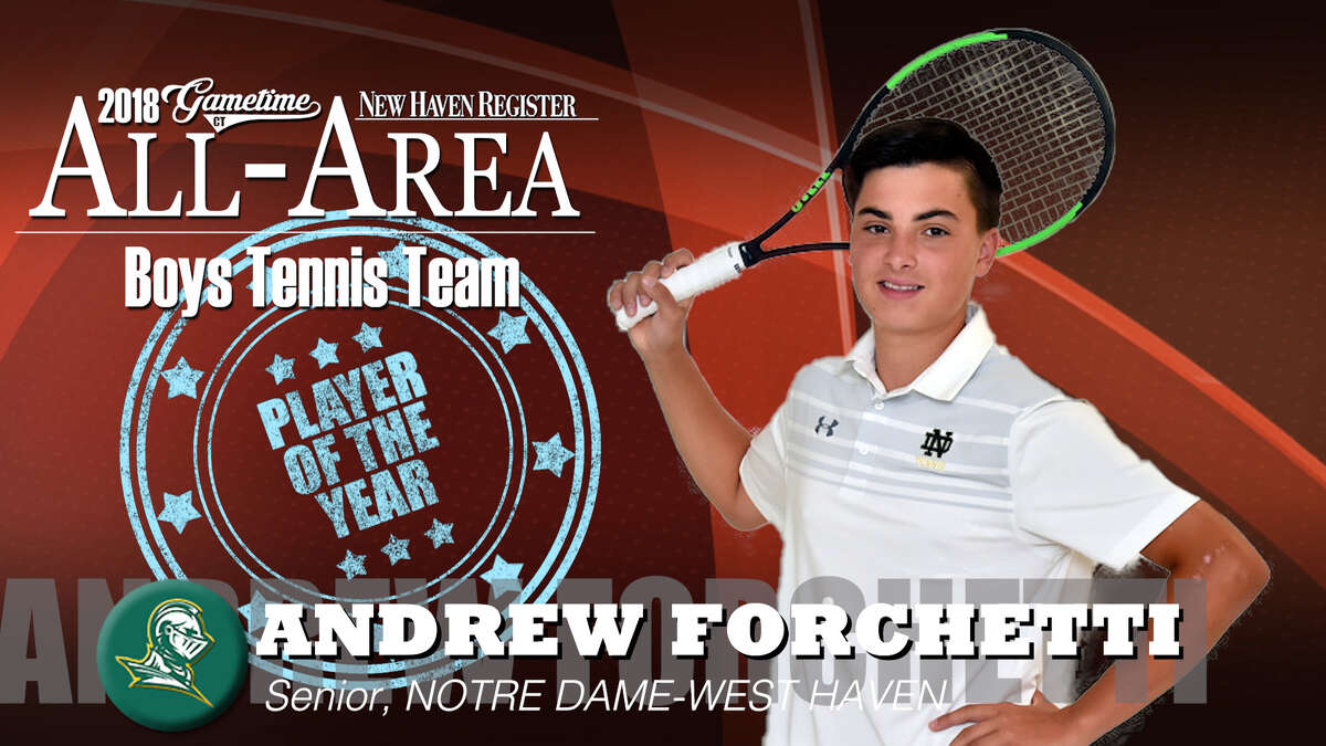 Notre Dame-West Haven's Andrew Forchetti is the 2018 New Haven Register All-Area MVP.