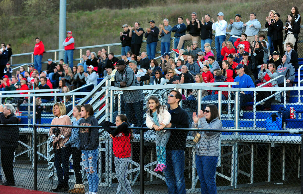 Middletown’s field is one of the best to watch games at says the hosts of Just for Kicks. (Christian Abraham/Hearst Connecticut Media)