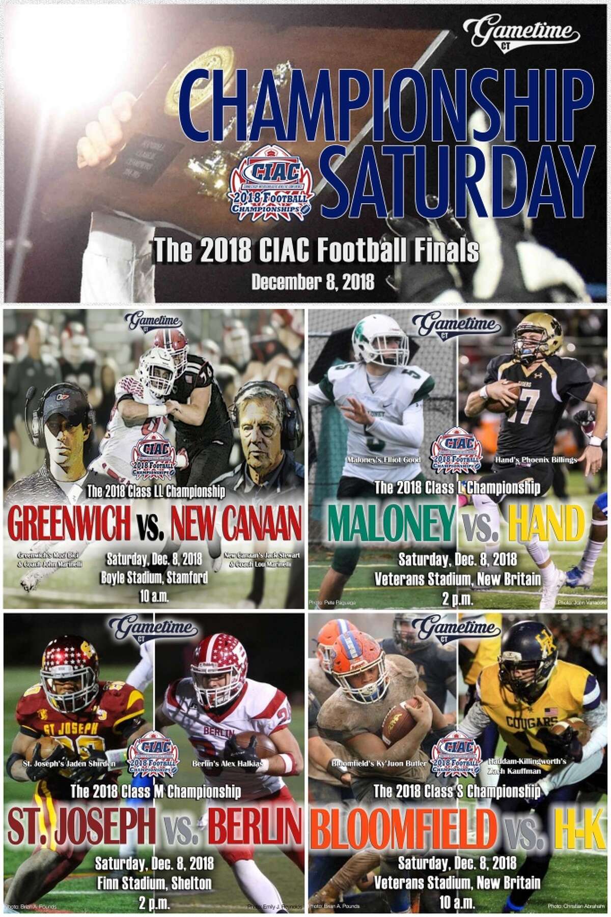 The 2018 CIAC Football Championships Broadcast Links, Live Stats, Updates