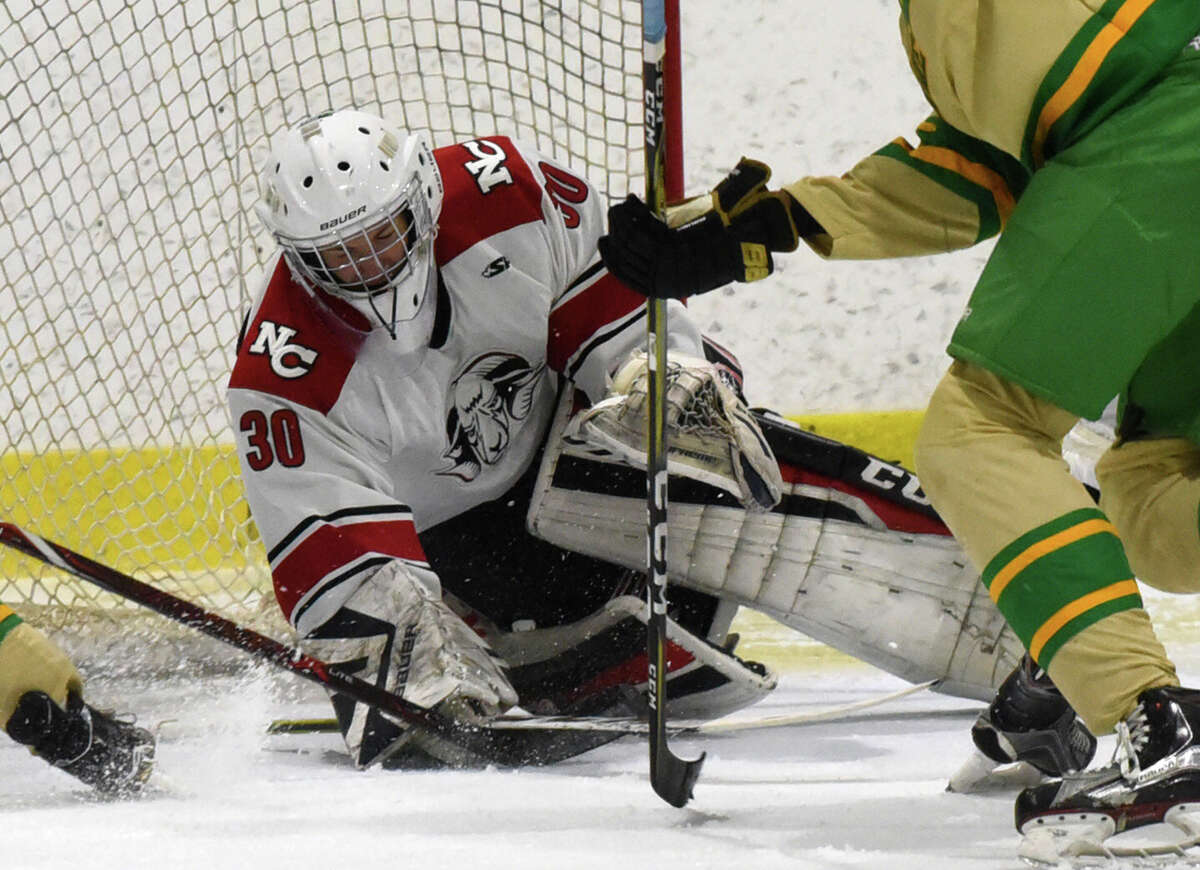New Canaan goalie Dylan Shane collected 26 saves and held Notre Dame scoreless for the final 23 minutes Monday night.