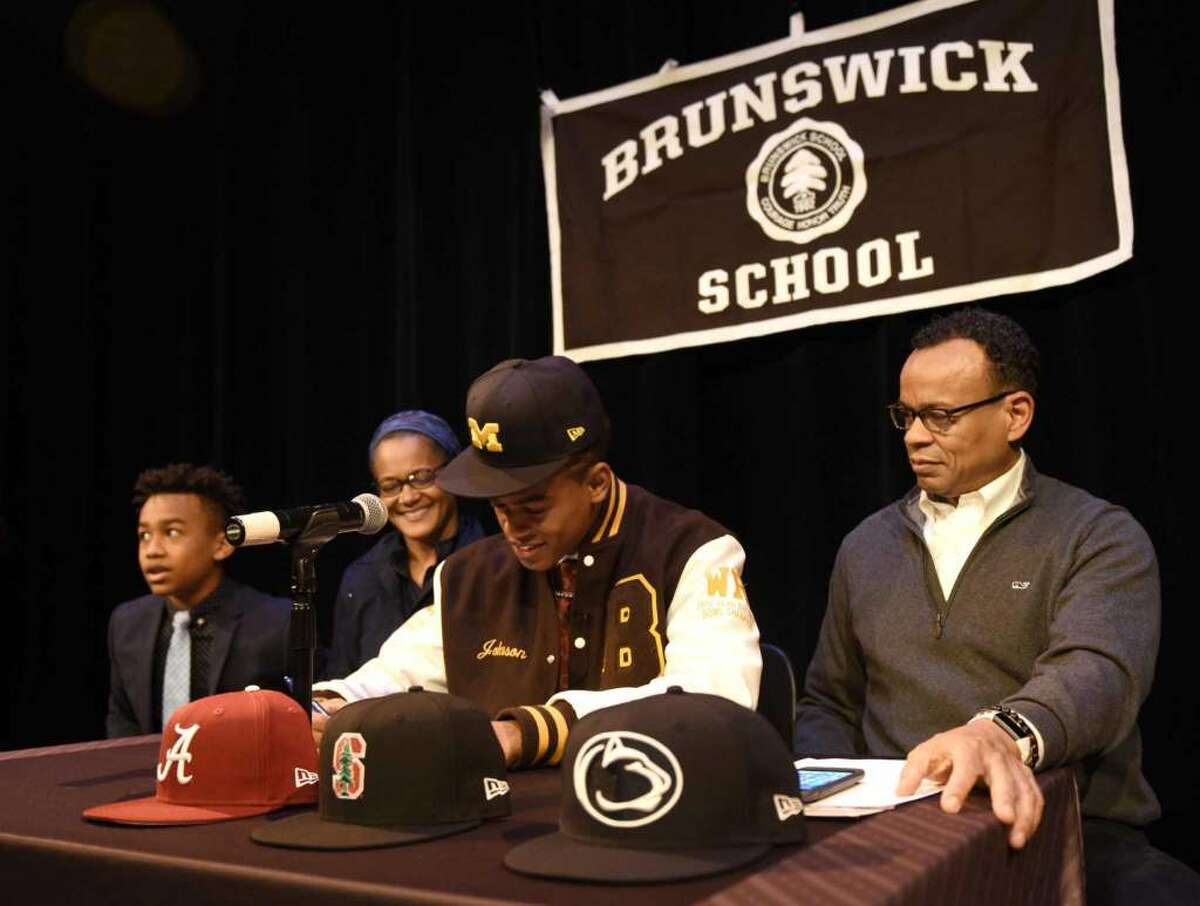 Brunswick WR Cornelius Johnson chooses and signs with Michigan on