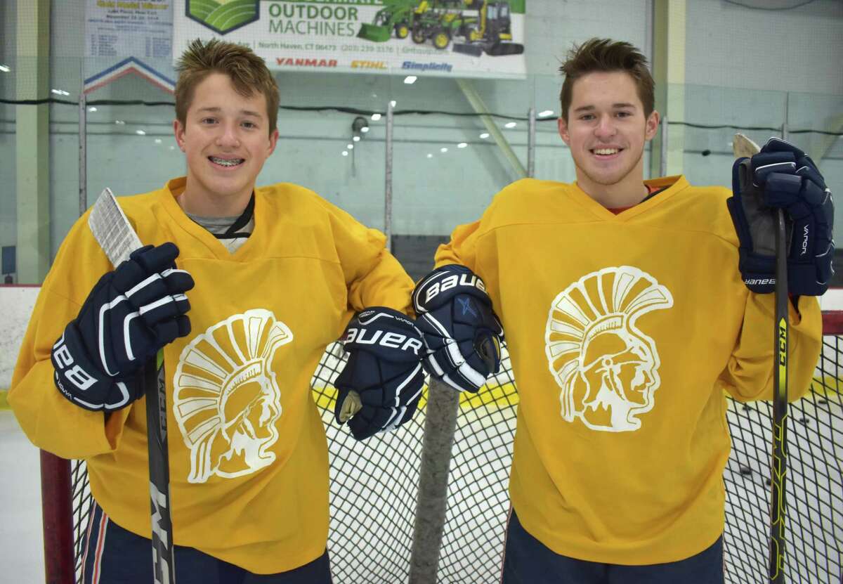Brothers Jack Roberts and Kyle Roberts have formed a dymantic duo for the Lyman Hall/Haddam-Killingworth/Coginchaug Trojans this season. (Pete Paguaga, Hearst Connecticut Media)