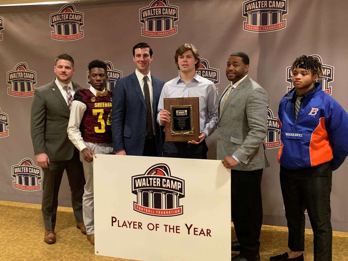 The Walter Camp Football Foundation held its 12th Annual Breakfast of Champions at the Omni Hotel in New Haven on Saturday, January 12, 2019. (Pete Paguaga, Hearst Connecticut Media)