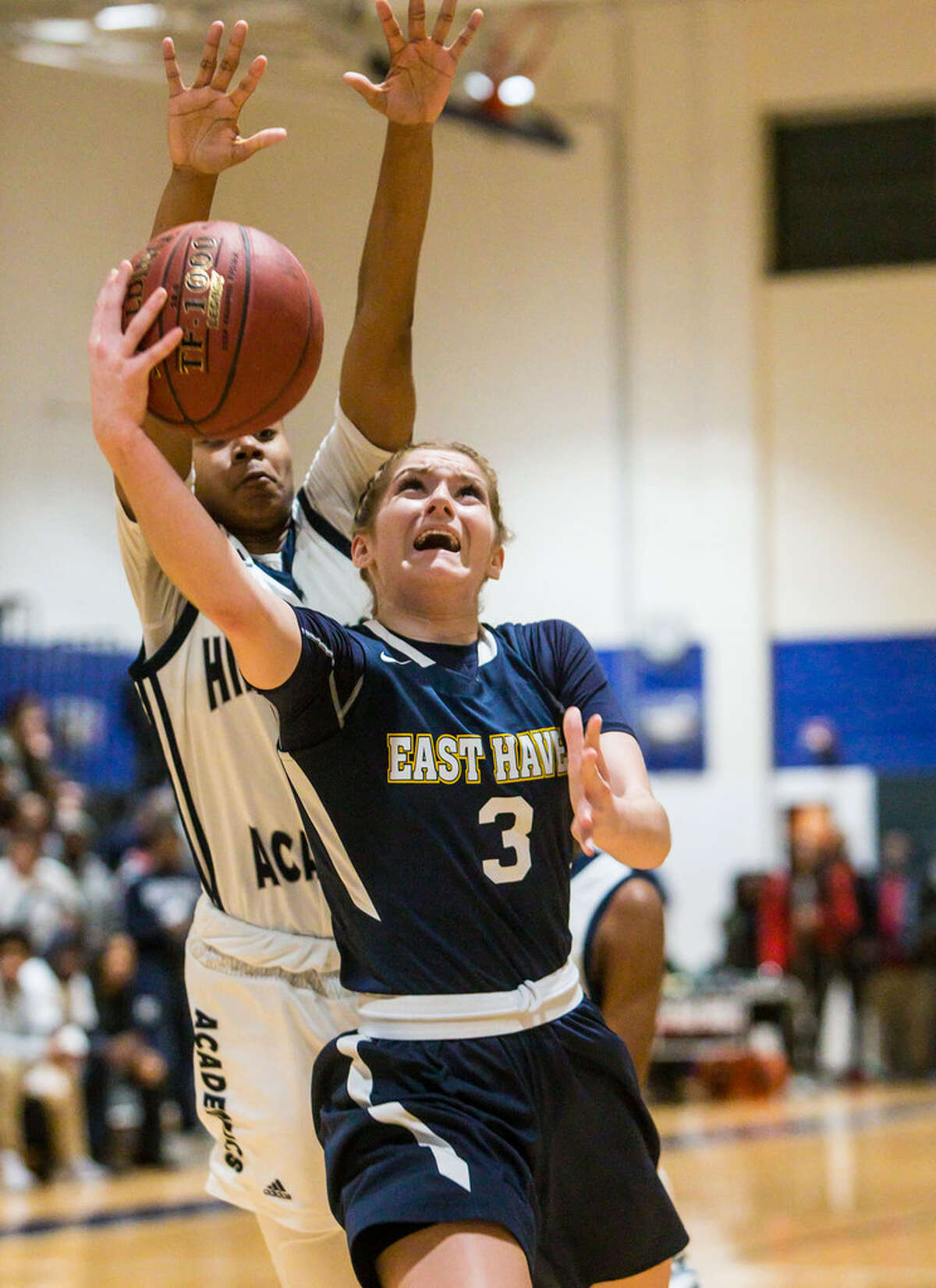 East Haven's Makenzie Helms is the 2018-19 Register/GameTimeCT girls basketball Player of the Year.