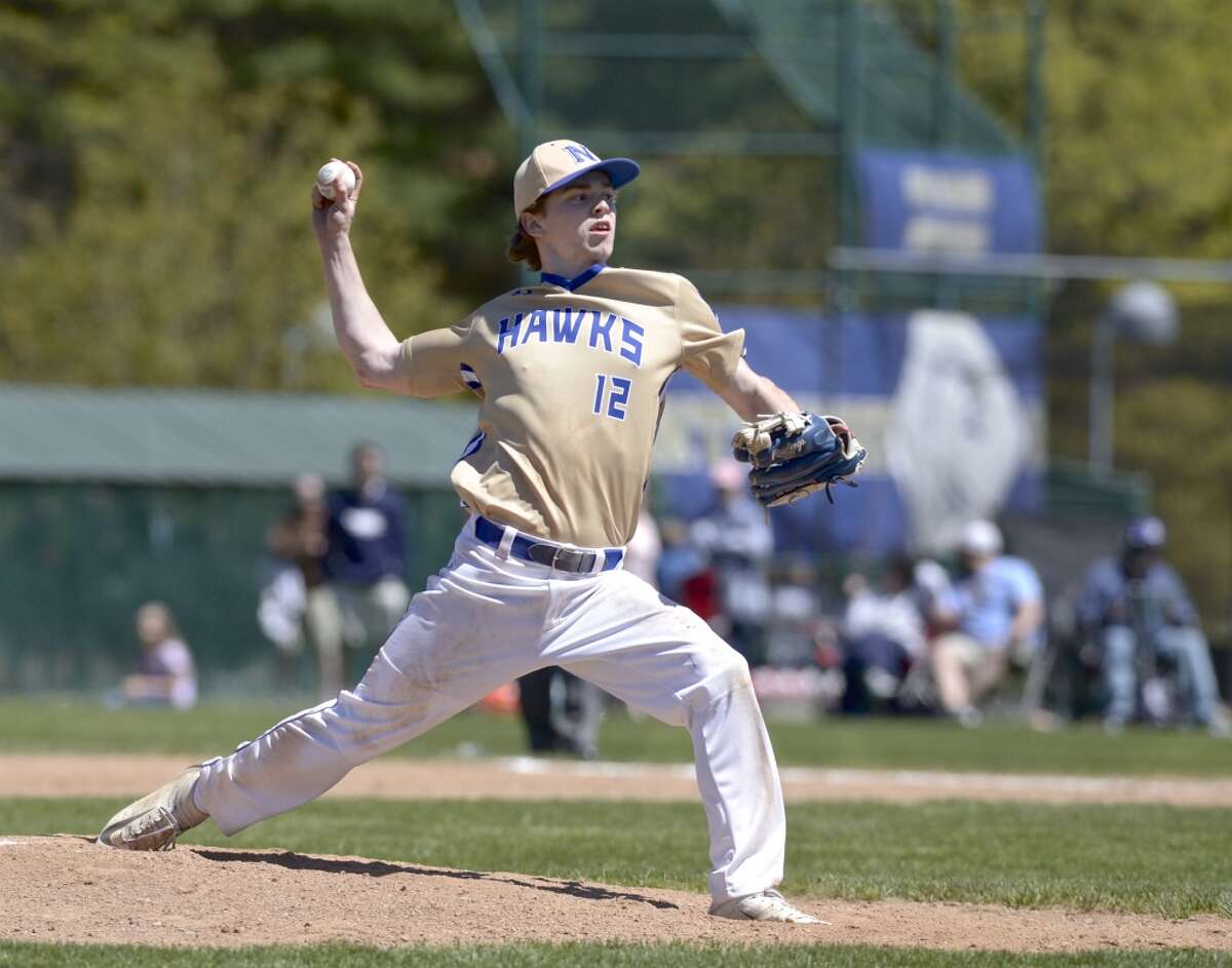 CT high school title game between Staples, Warde includes top pitchers