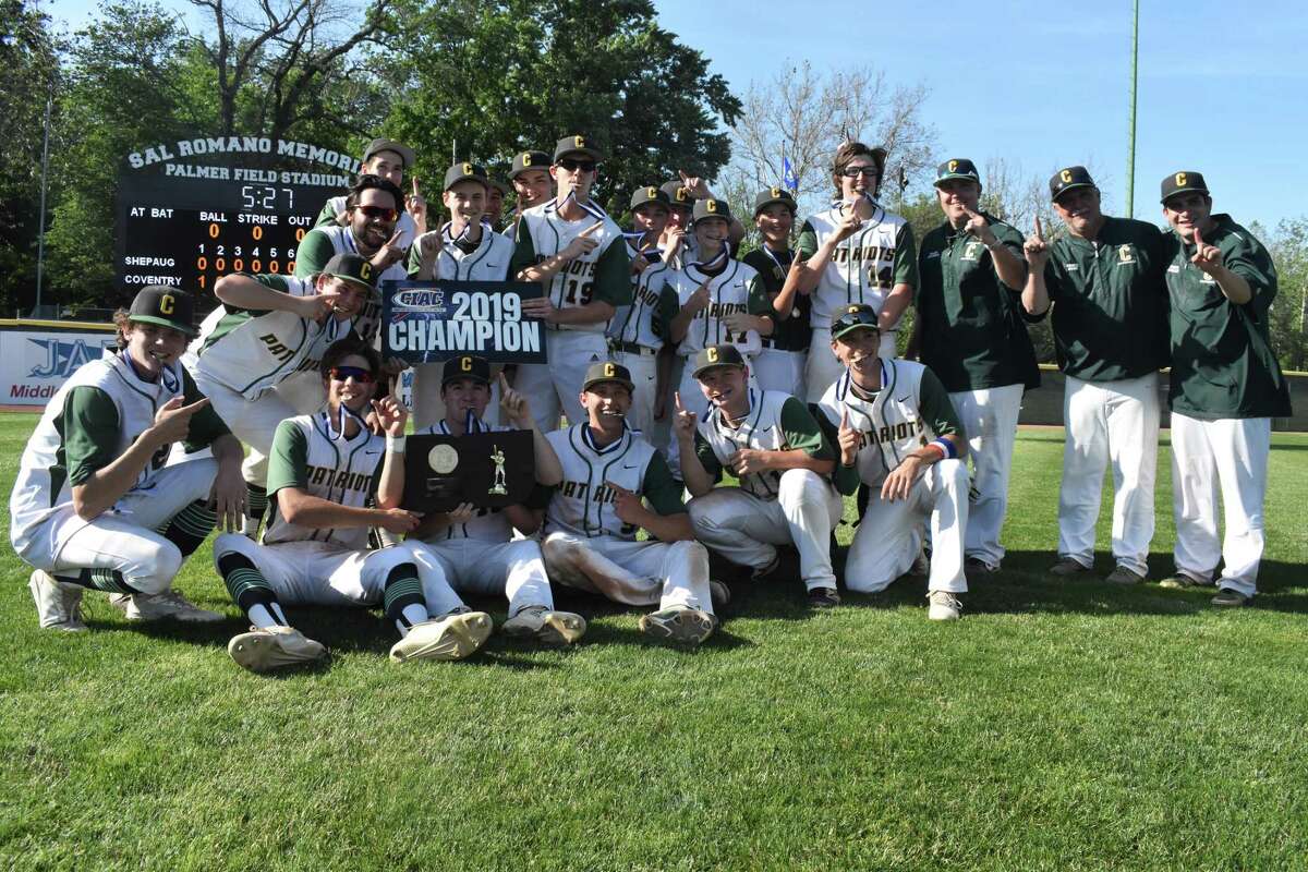 Coventry beats Shepaug 3-0 win the Class S state championship game at Palmer Field, Middletown on Saturday, June 8, 2019. (Pete Paguaga, Hearst Connecticut Media)