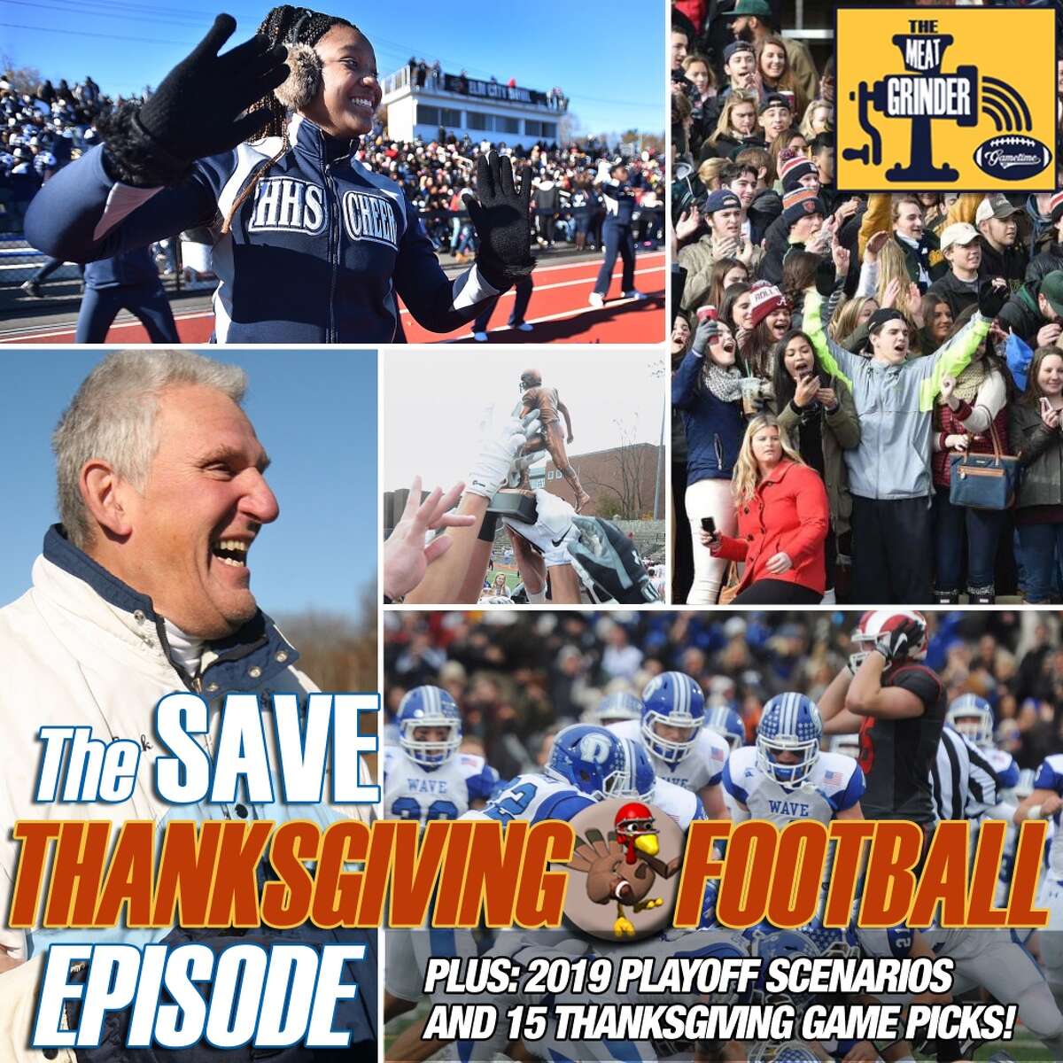 The Meat Grinder CT HS Football Podcast (S5 E12): It's the Thanksgiving  Crossover Episode! Playoff Outlook and Pick'Ems for Week 12