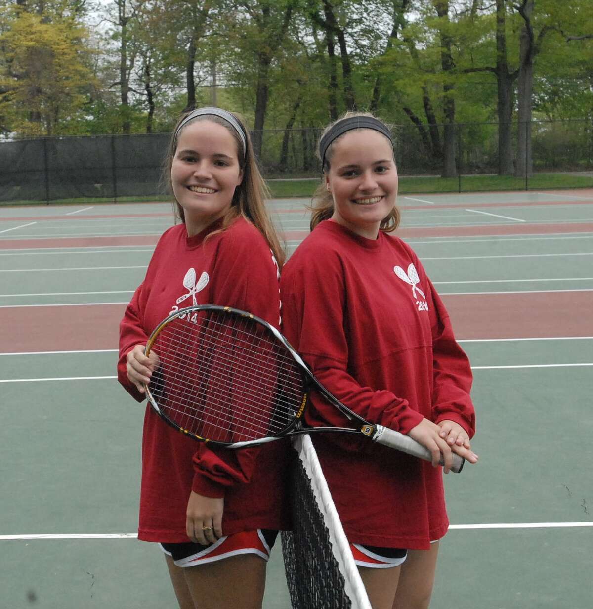 Fairfield Warde seniors and sisters, Erin and Megan Hines. Photo by Mary Albl