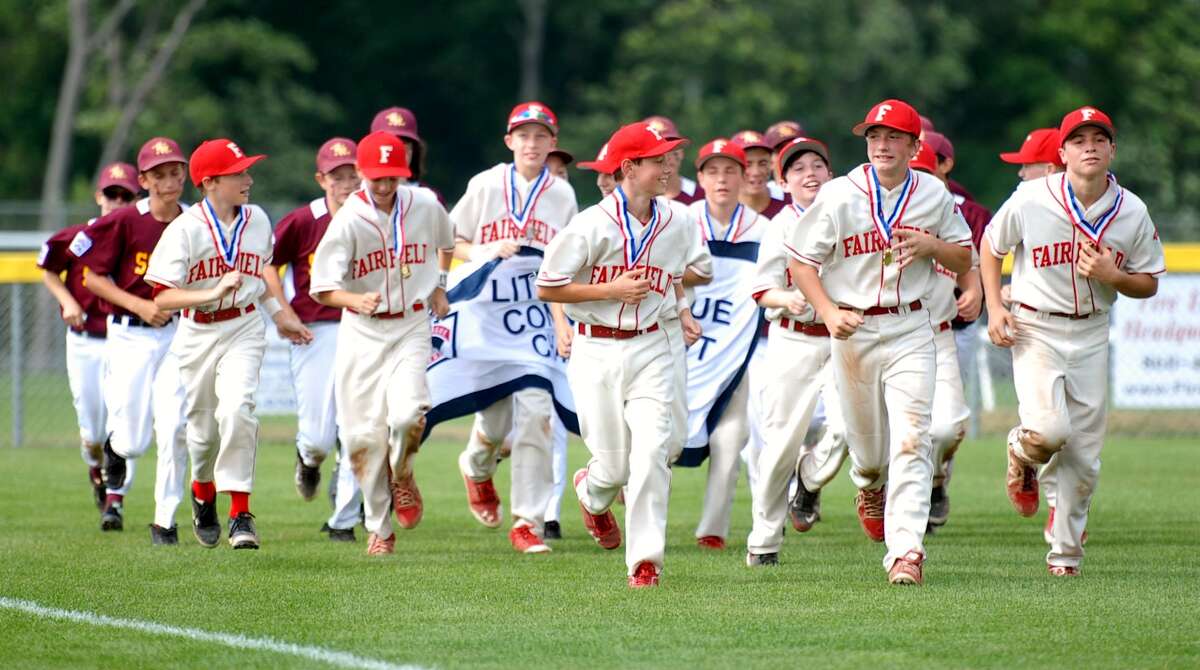 The Fairfield American Little League baseball team heads to the New England Regional Tournament starting on Friday. Photo by Mary Albl