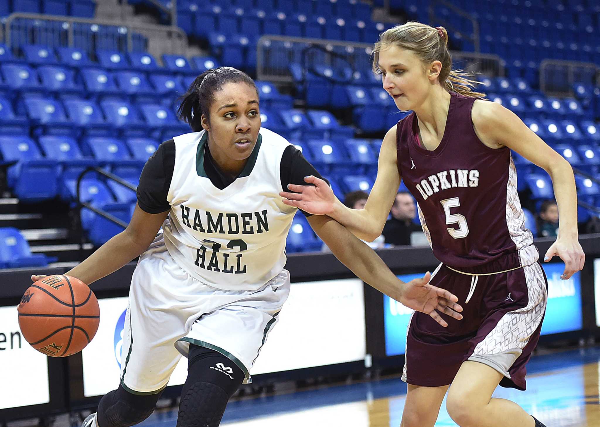 Girls Basketball Hamden Hall routs Hopkins behind 'Twin Towers'