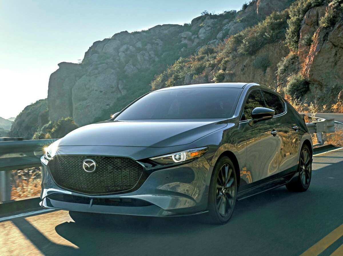 The Mazda 3 Turbo Hatchback has a 2.5-liter four-cylinder engine that produces up to 250 horsepower and 320 foot-pounds of torque..