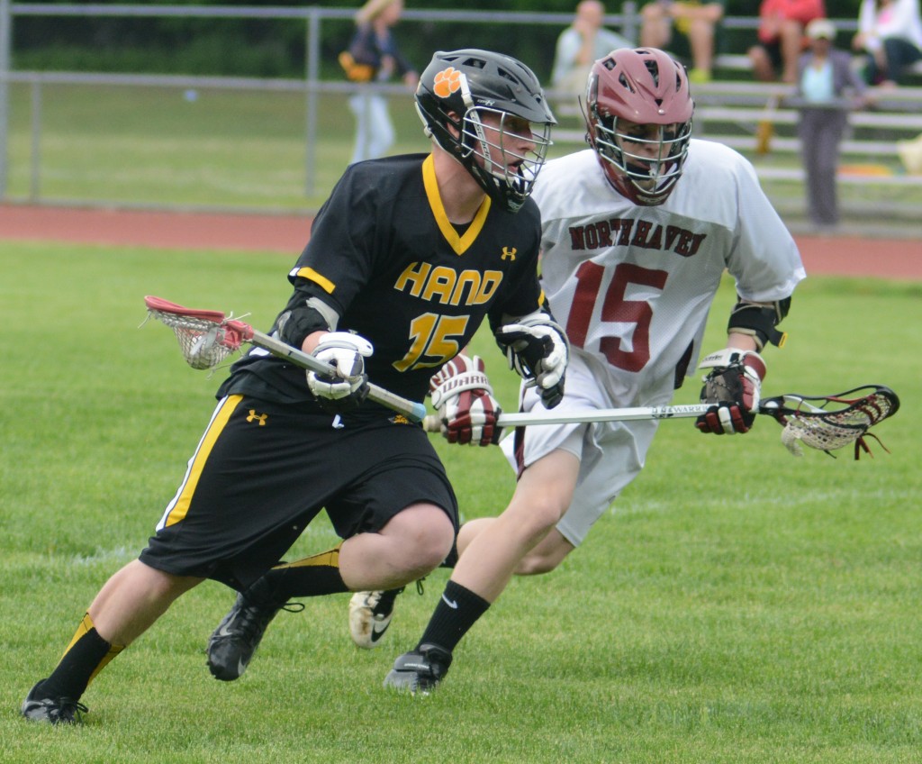 Lacrosse notebook North Haven boys perfect at 80, Guilford girls