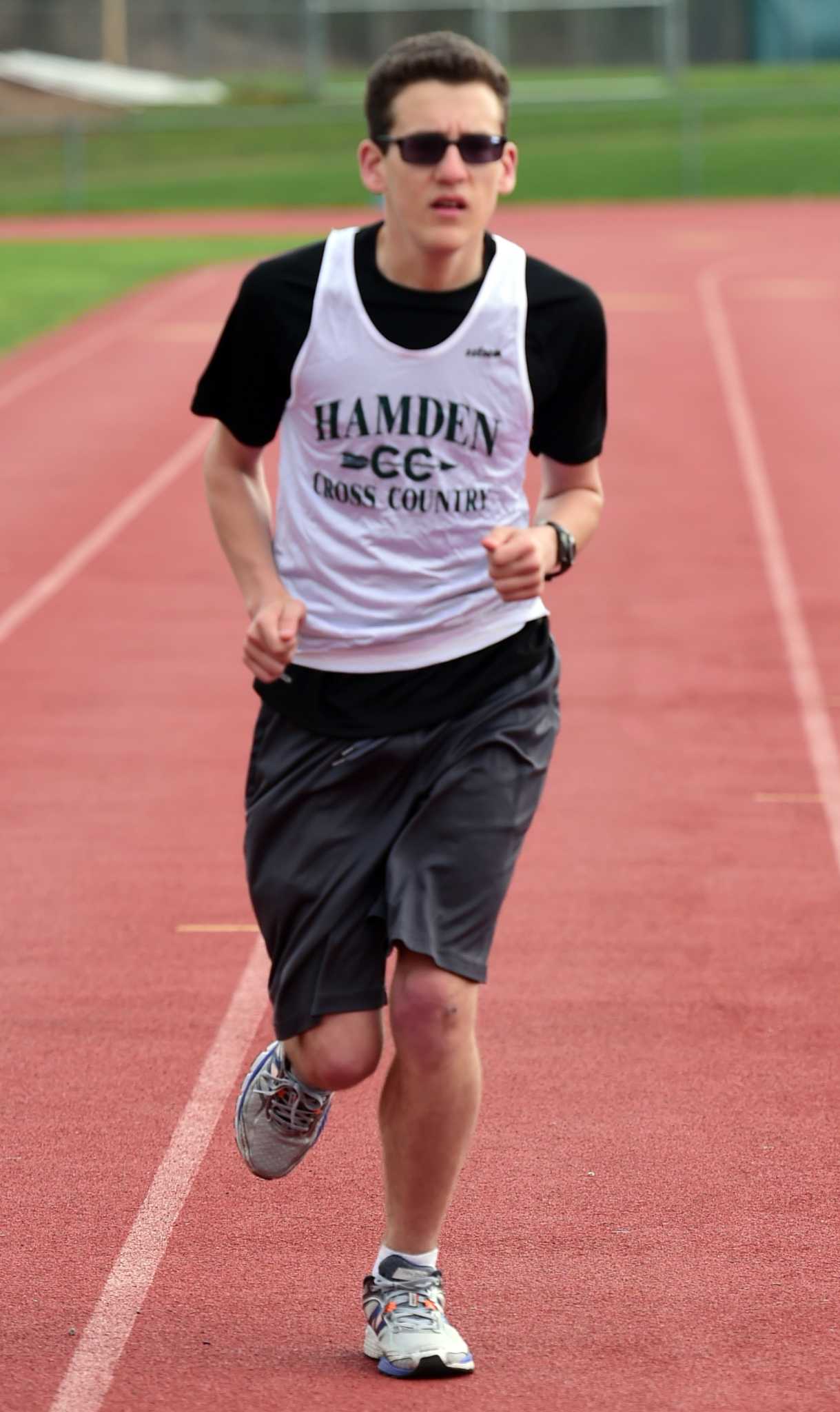 Track and Field Hamden’s Perretta navigating his way down new paths