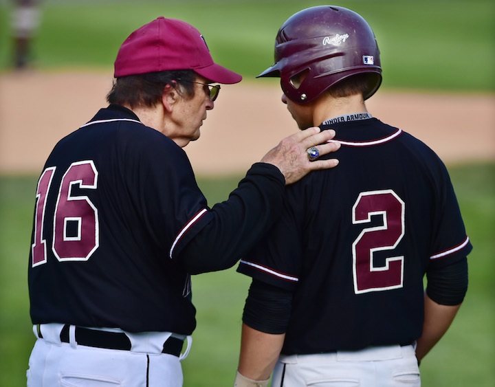North Haven baseball coach Bob DeMayo