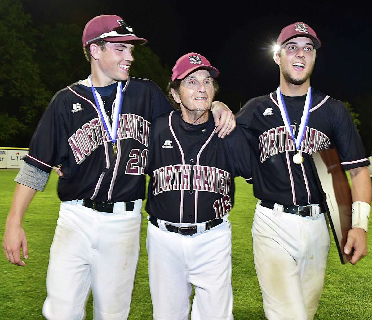 North Haven baseball coach Bob DeMayo
