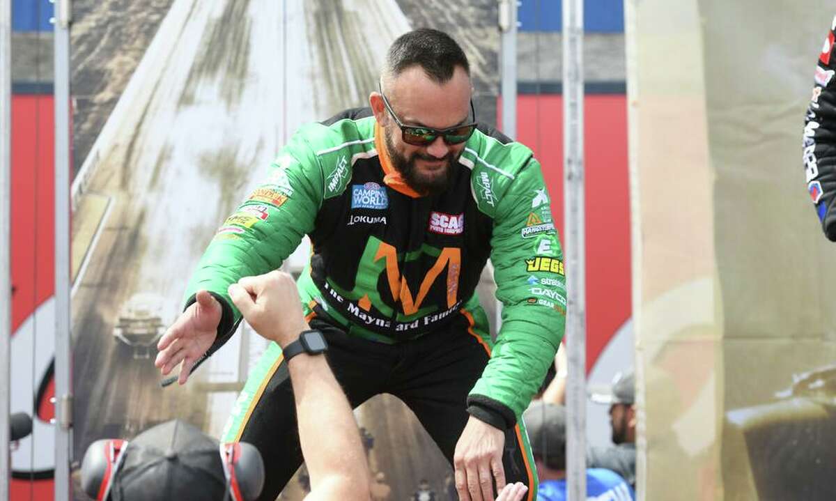 Retire from drag racing?! Not Tony Schumacher