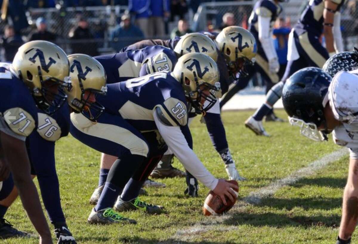 The strength of the Newington football team in 2015 will be its experienced offensive line that sees three starters returning. Photo via Newington Athletics.