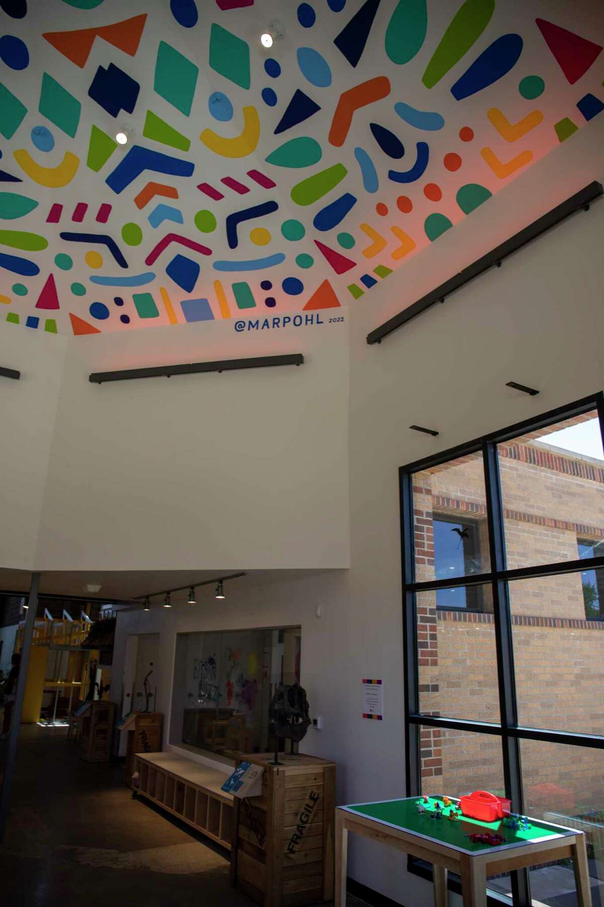 Mari Pohlman's mural at the Fredda Turner Durham Children's Museum as seen on April 20, 2022, at the Museum of the Southwest. Jacy Lewis/Reporter-Telegram