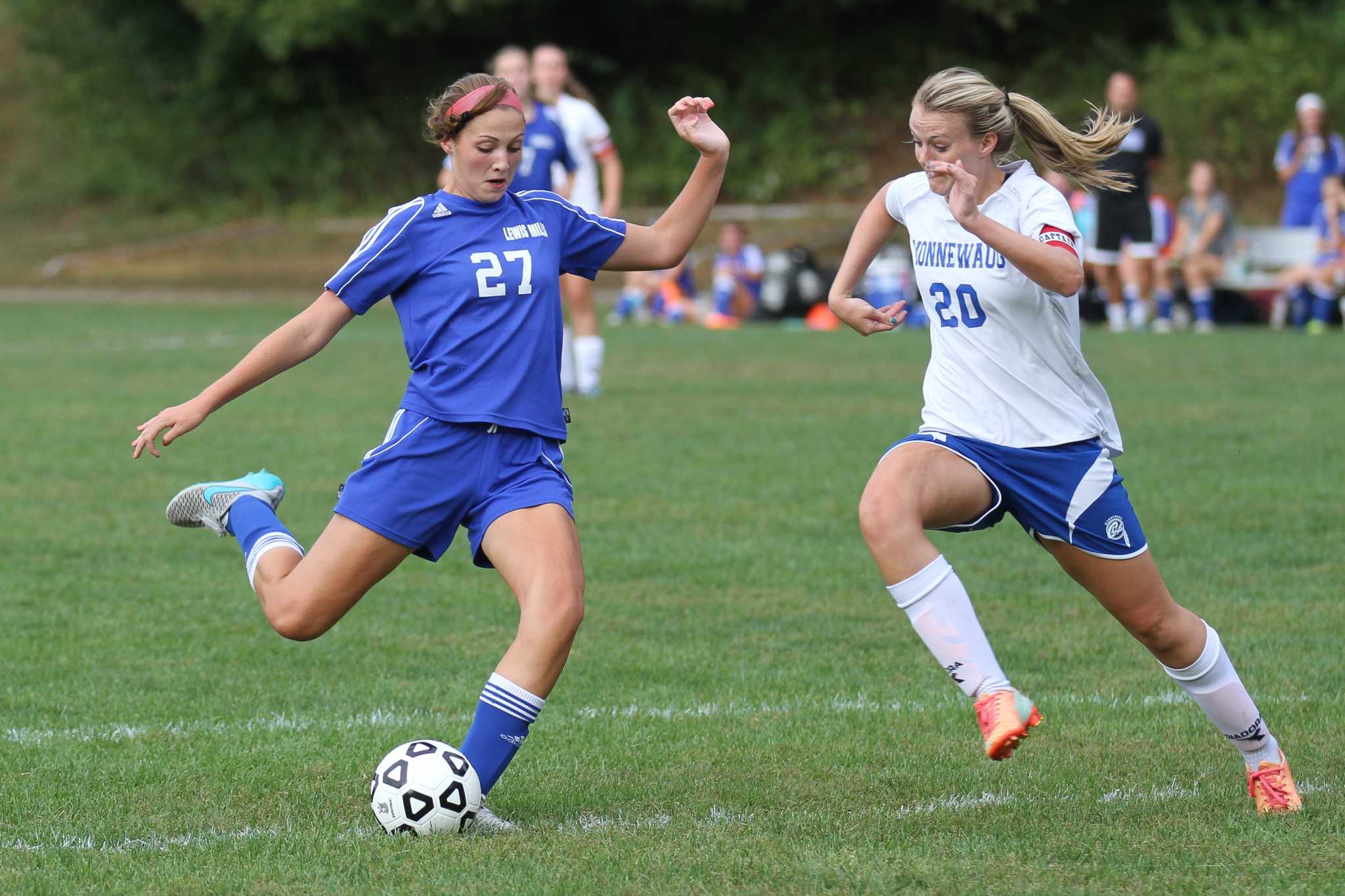 Berkshire girls soccer: Lewis Mills tested, holds off Nonnewaug