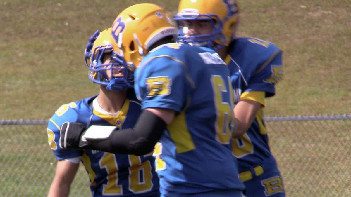 Football Bacon Academy bolts to big lead, hangs on to stun Ledyard