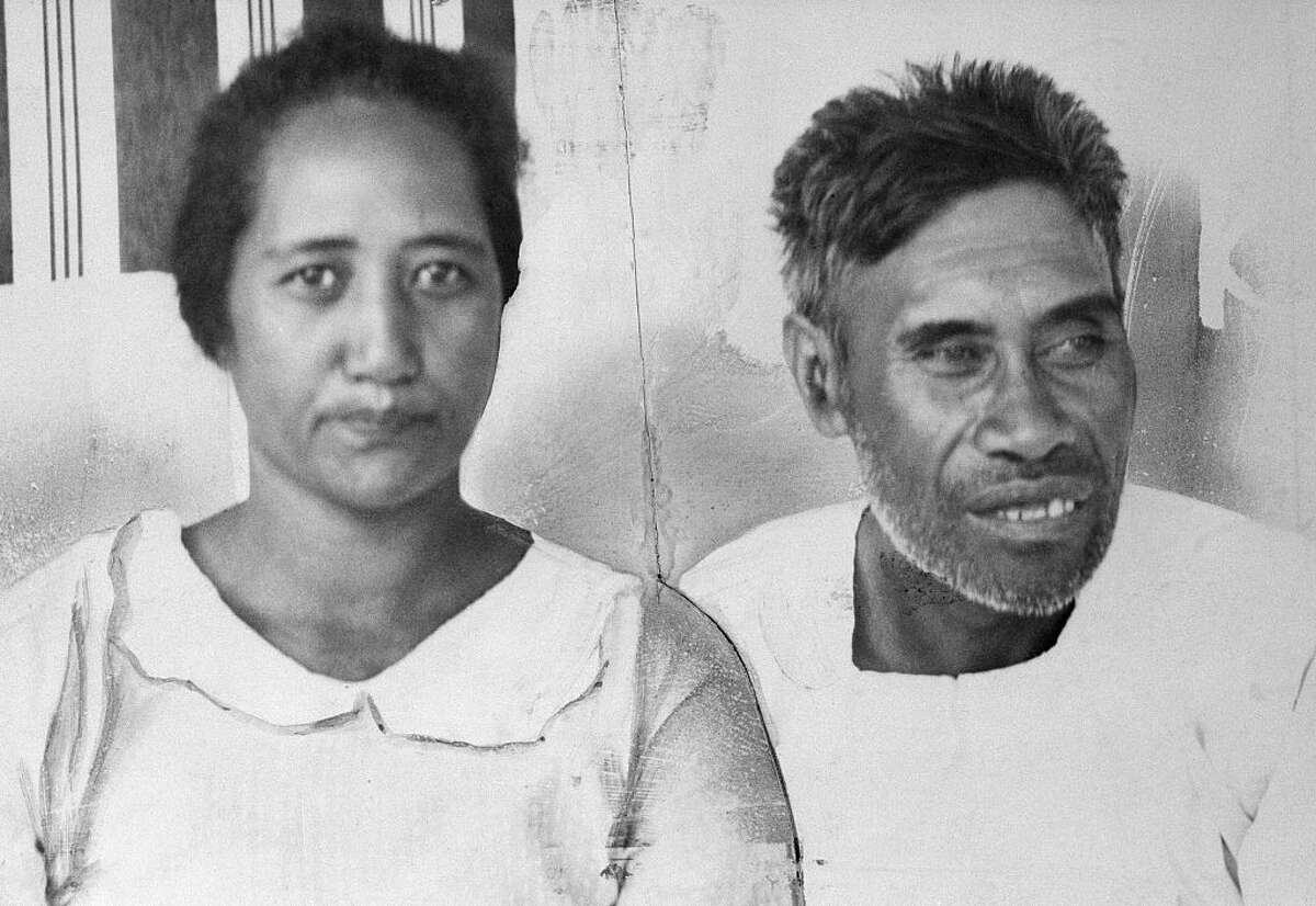 Kealoha “Ella” Kanahele and Benehakaka “Ben” Kanahele, two of the Hawaiians living on Niihau, who ended the reign of terror brought to the island by a Japanese pilot who crashed his fighter plane the day of the raid on Pearl Harbor.