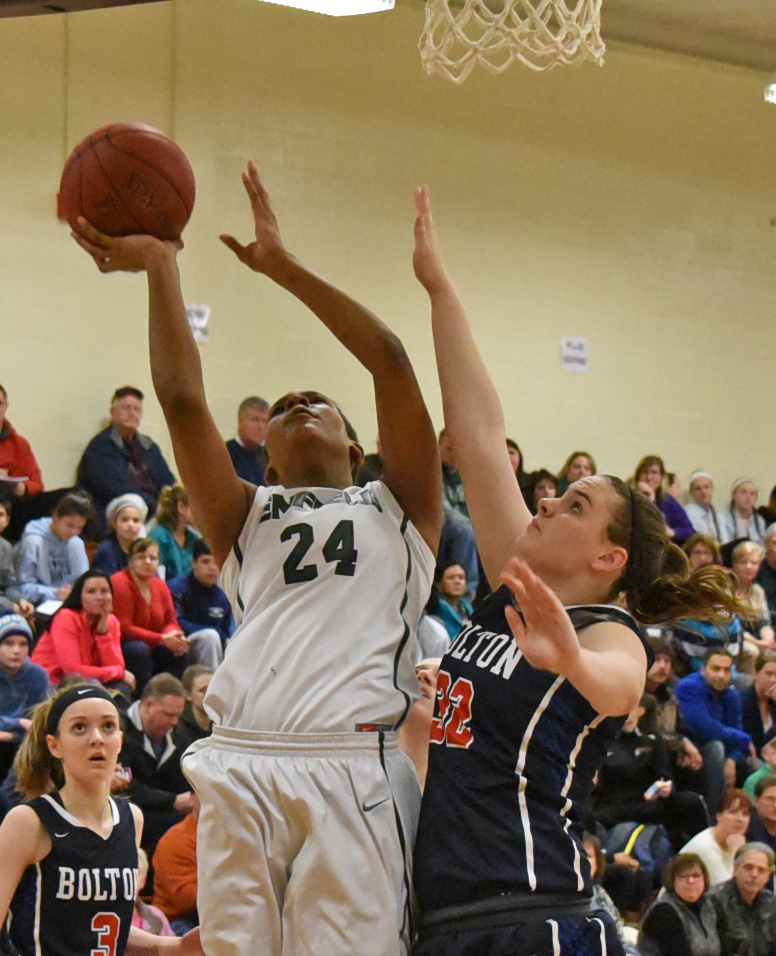 Girls Basketball Enfield rides Baskerville to first (and last) NCCC title