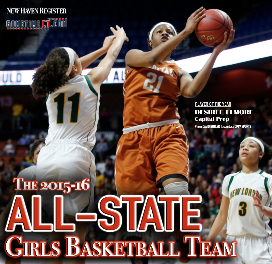 201516 New Haven Register AllState Girls Basketball Team