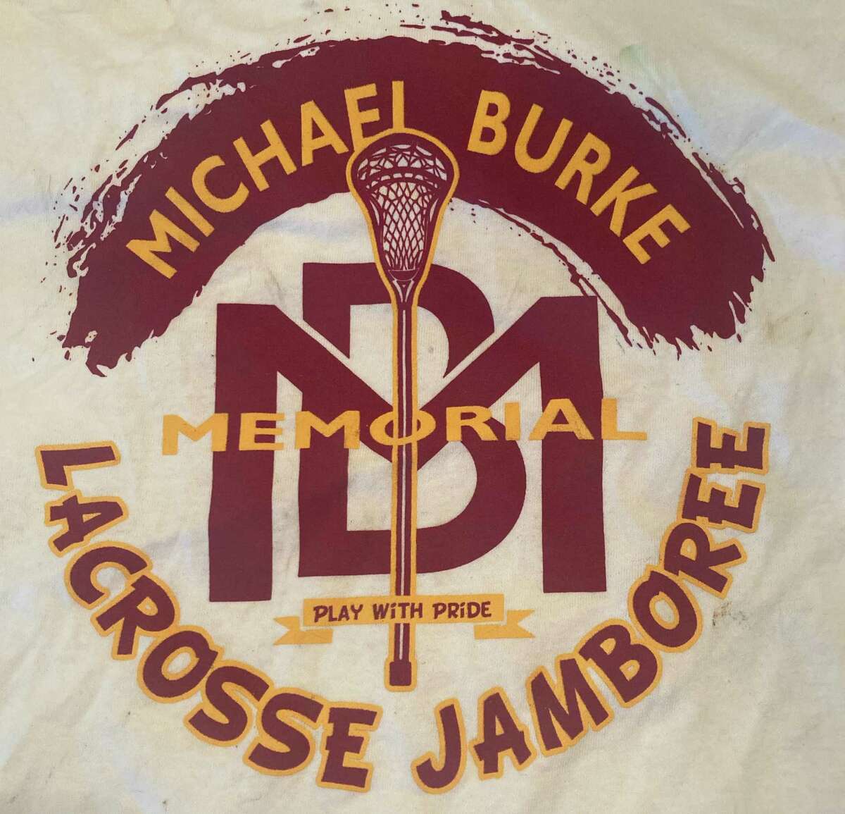 The logo of the Michael Burke Memorial Lacrosse Jamboree, which returns after a two-year absence on May 1, 2022, at St. Joseph High School in Trumbull, Conn.