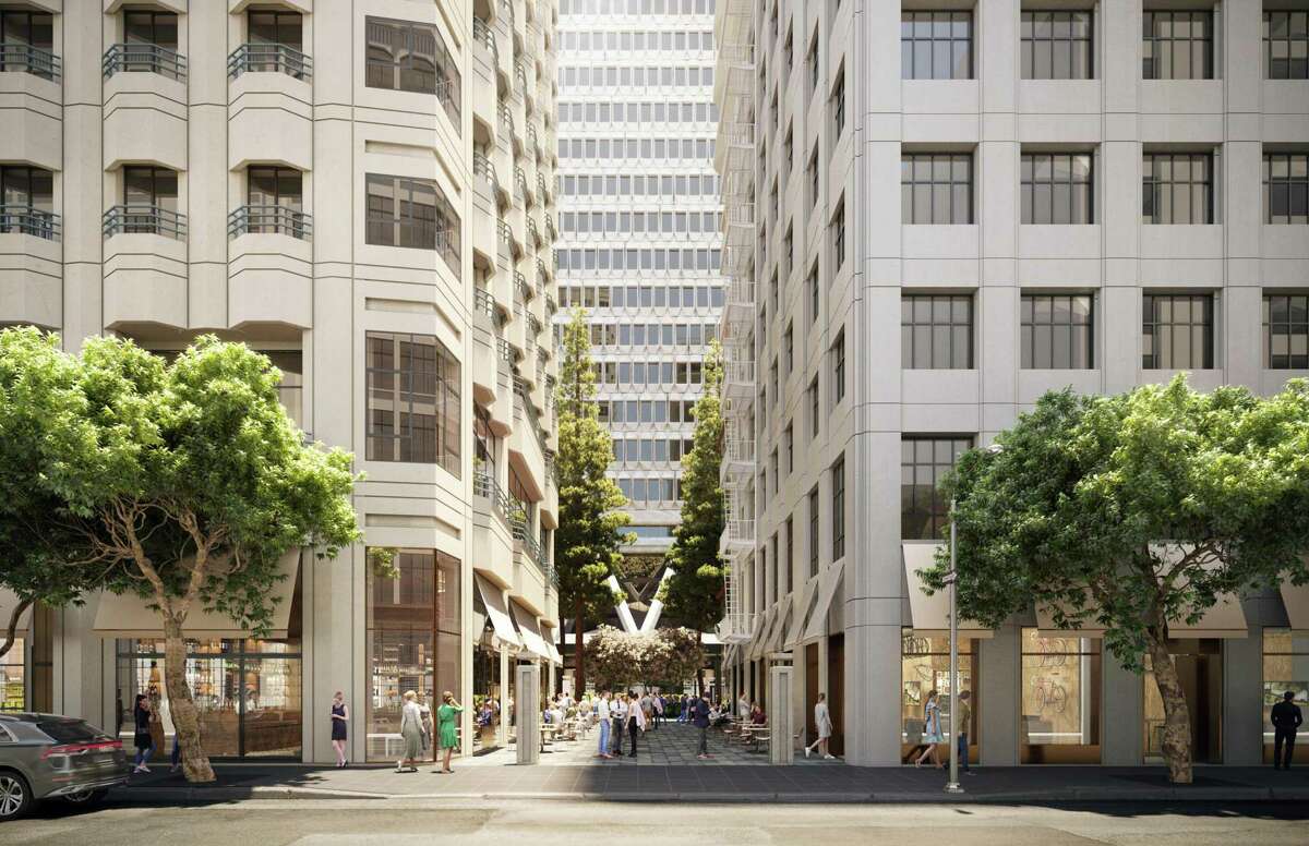 The 3 Transamerica project is part of a $400 million redevlopment of the Transamerica Pyramid block.