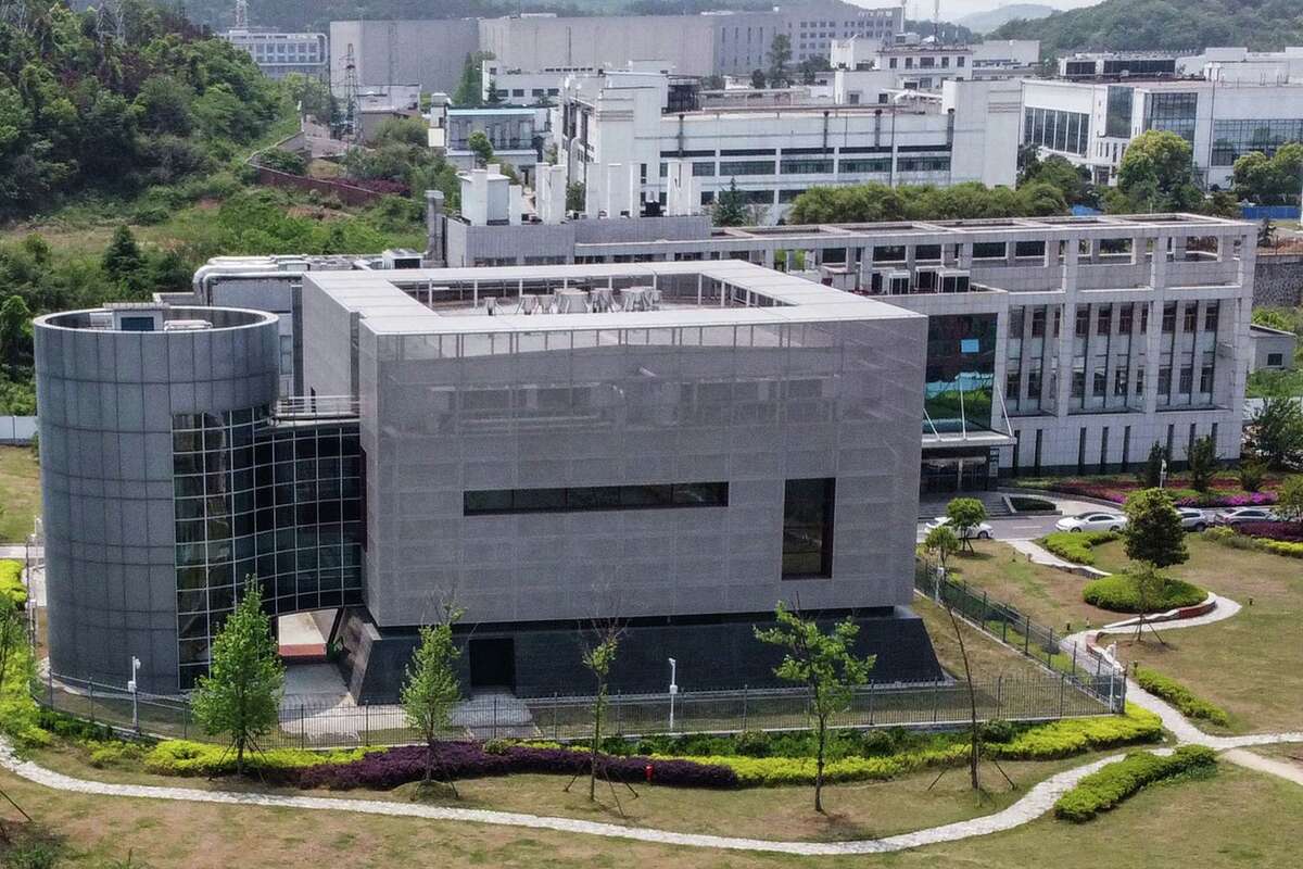 This file aerial photo taken on April 17, 2020 shows the P4 laboratory at the Wuhan Institute of Virology in Wuhan in China's central Hubei province. Chinese state media has offered a rare glimpse of the lab at the heart of coronavirus conspiracy theories, as it seeks to push back against claims the facility was the source of the global pandemic.