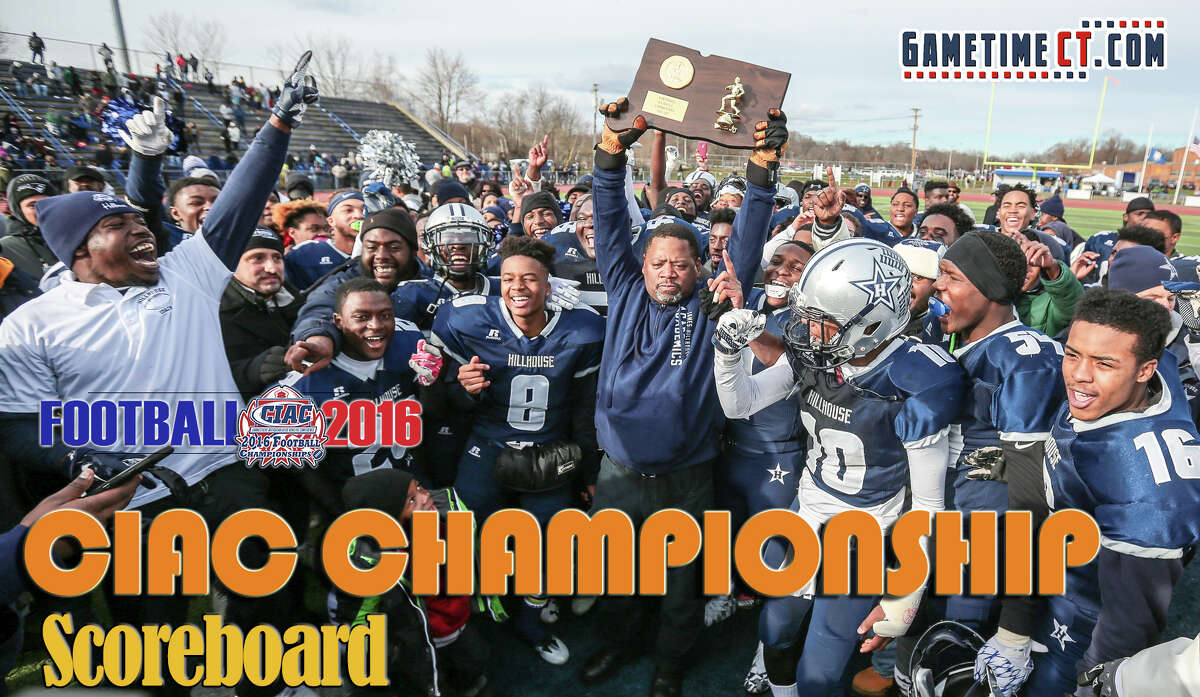 CT high school football scores from CIAC state championships.