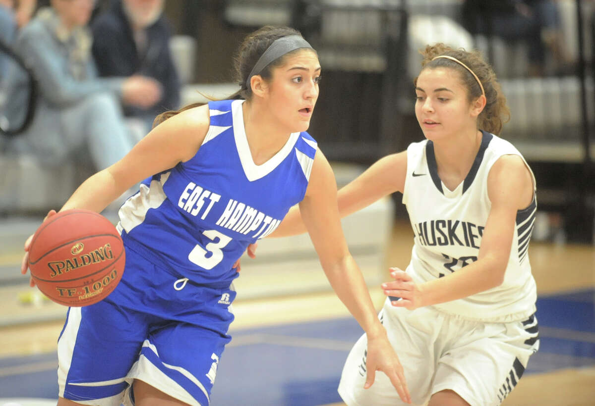 Girls basketball: East Hampton's Russell joins 1000 point club in victory  over Morgan