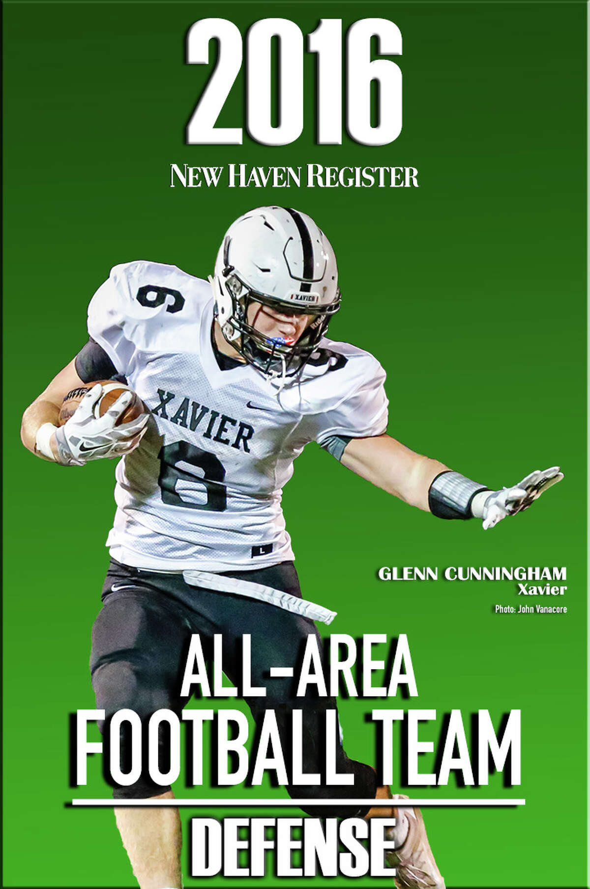 The 2016 New Haven Register AllArea Football Team DEFENSE & COACH of