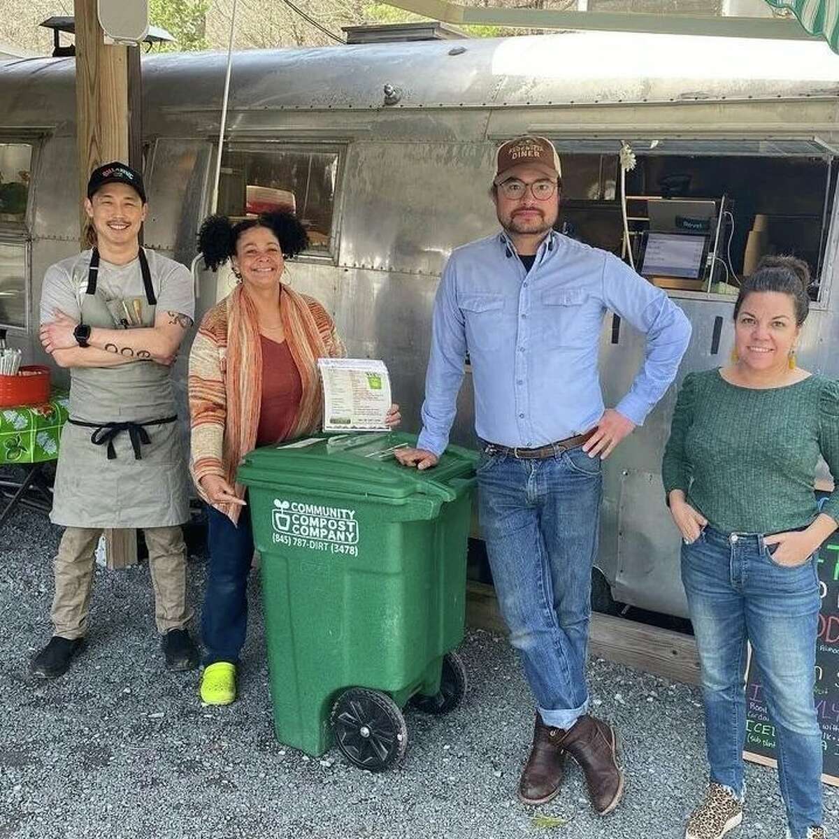 Phoenicia Diner in Ulster County has begun collecting its food scraps for composting, with help from Kerhonkson-based Community Compost Company.