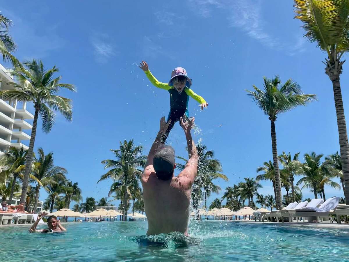 Garza Blanca in Cancun is a great place to bring the kids.
