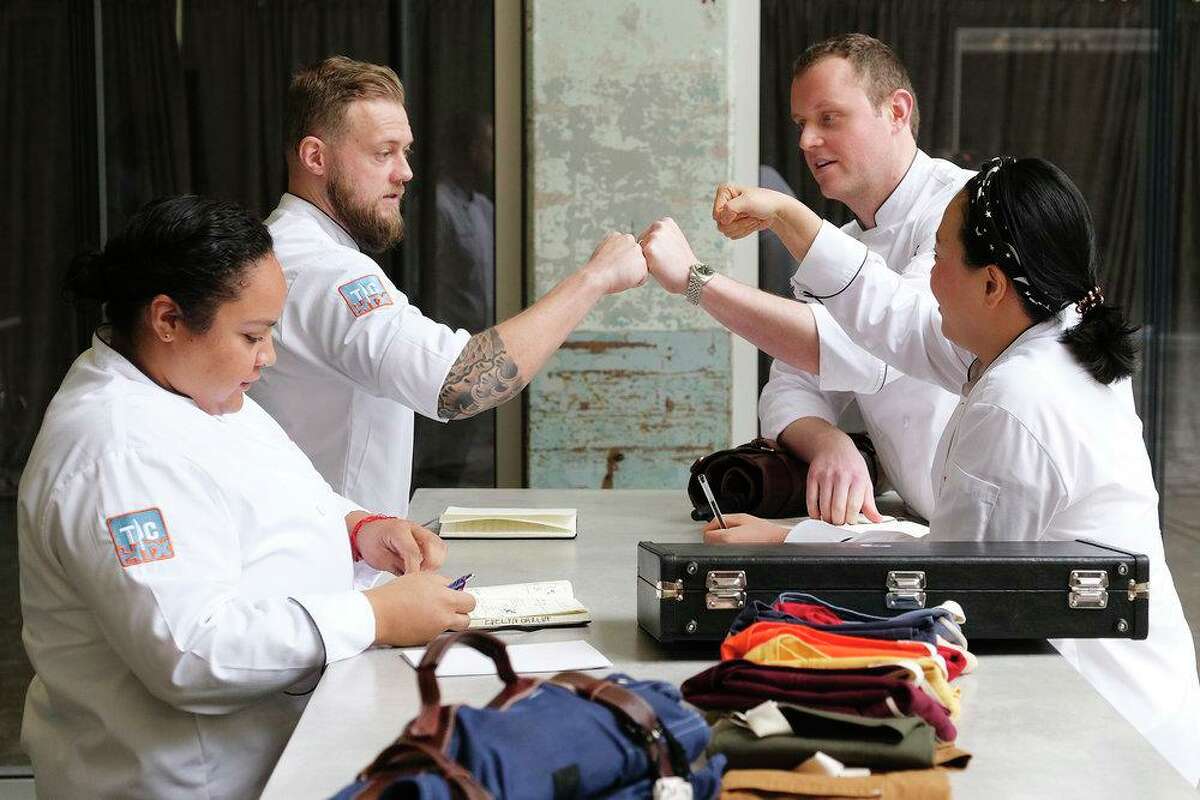 Top Chef Houston contestants Evelyn Garcia, Luke Kolpin, Jackson Kalb and Jae Jung did not perform so well as a team.