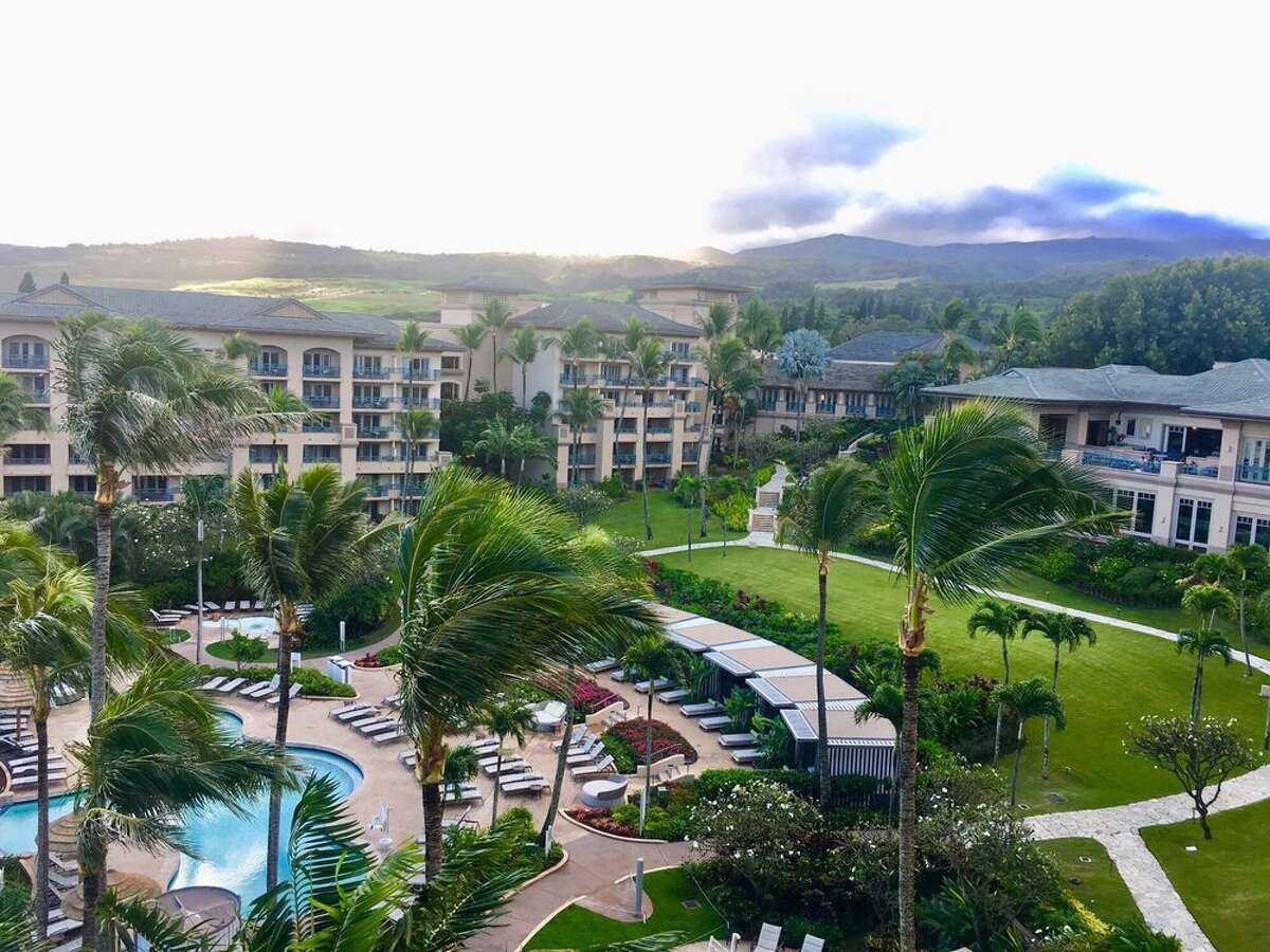 The Ritz-Carlton Maui, Kapalua sits on the northwest shore of Maui.